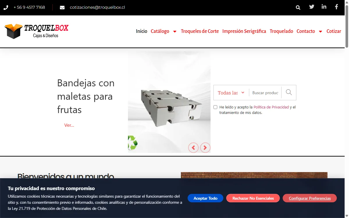 Captura de TROQUELBOX