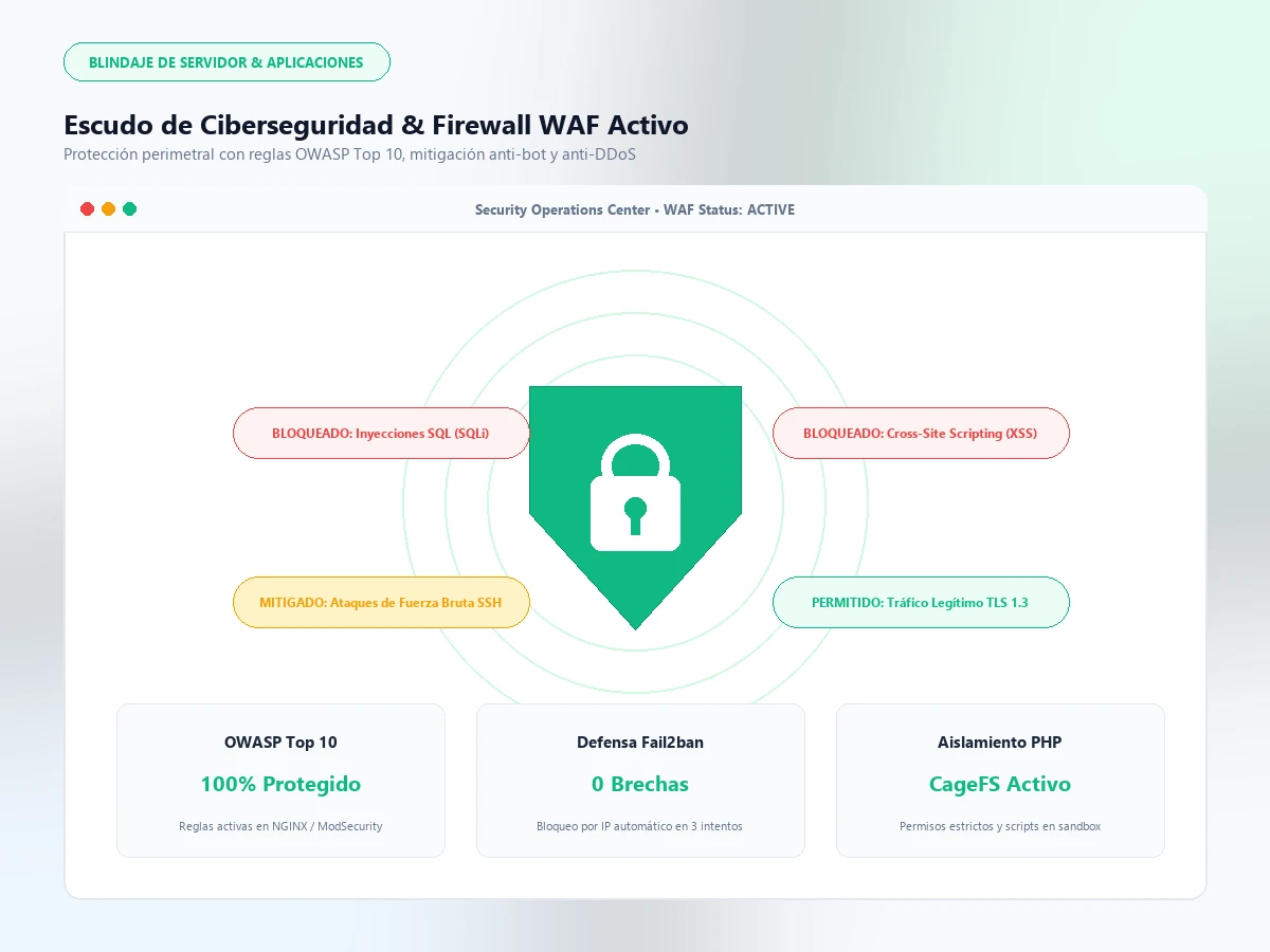Auditoría de Seguridad, Hardening & Optimización Web