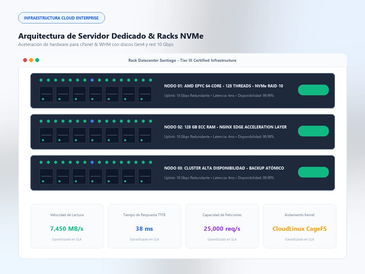 Mantenimiento Web Mensual Pro en VPS