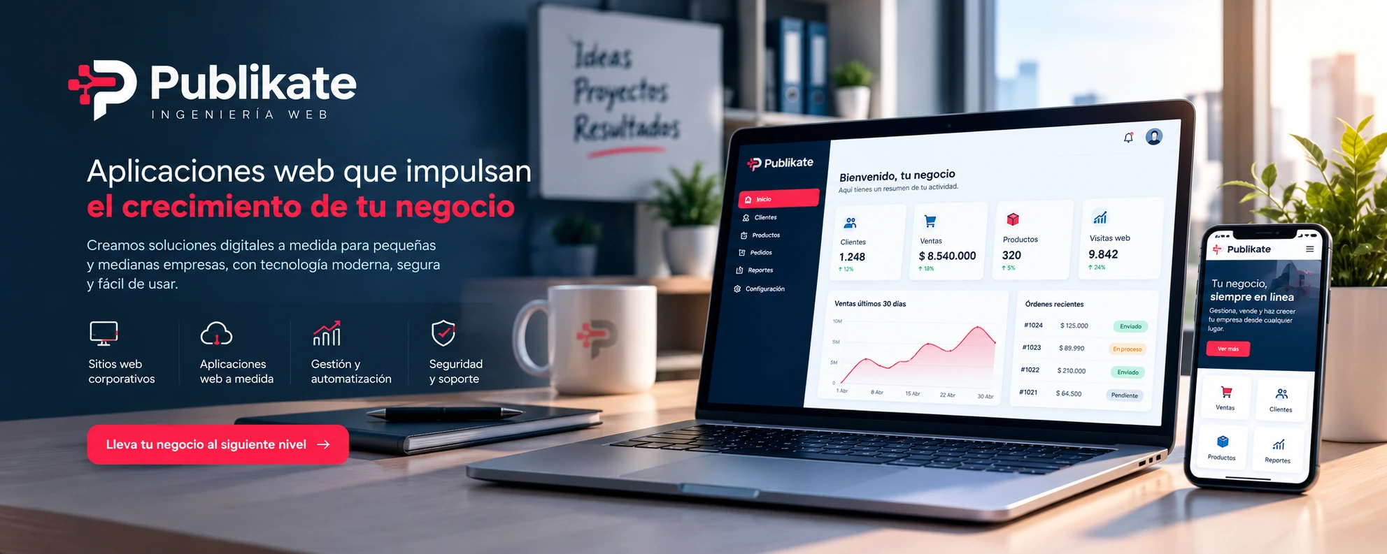 Publikate 2027 - Aplicaciones Web a Medida, Sistemas de Gestión y Automatización
